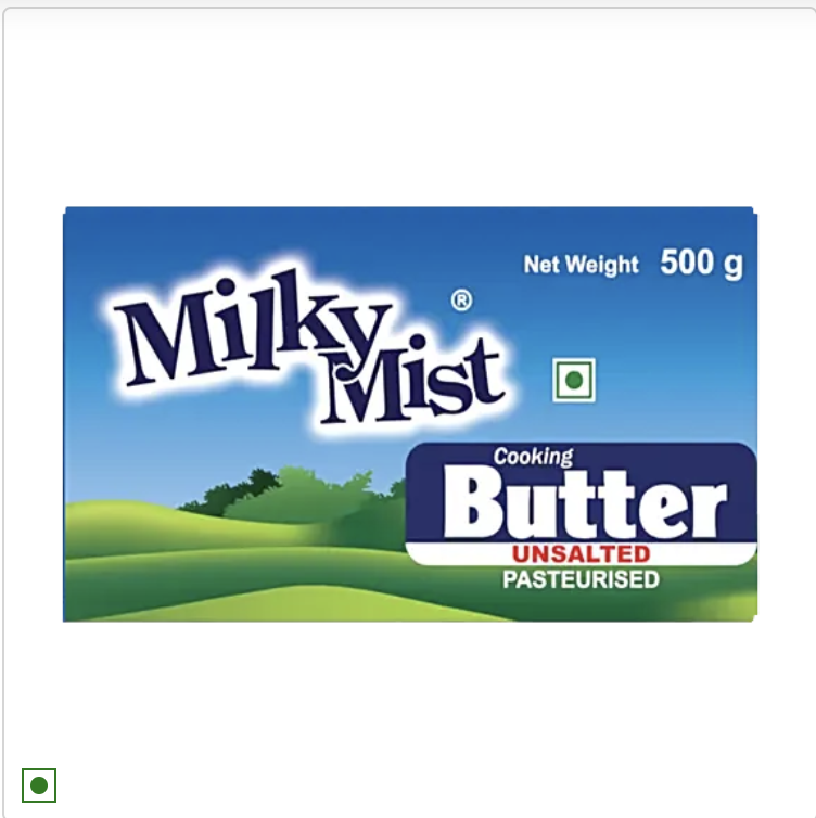 Milkymist Unsalted Cooking Butter 500g