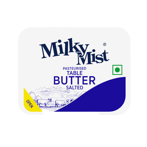 Milky Mist Table Butter Chiplet - Instant Nutritional Boost, Rich Creamy Texture