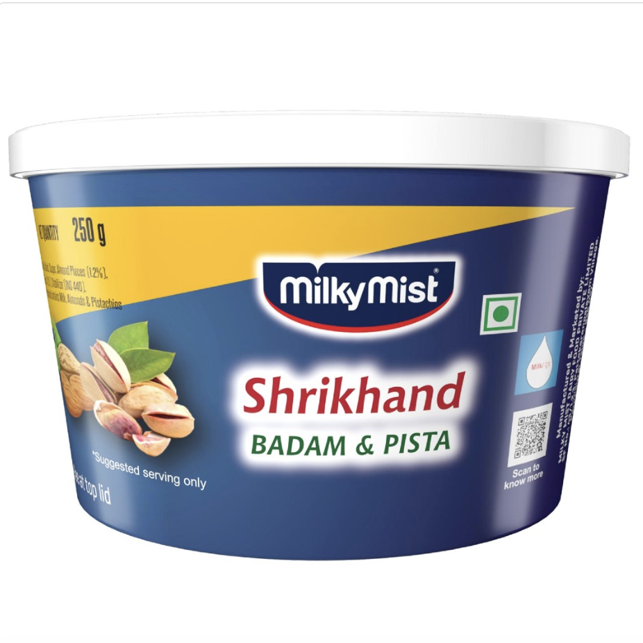 Milky Mist Shrikhand Badam Pista 250 g