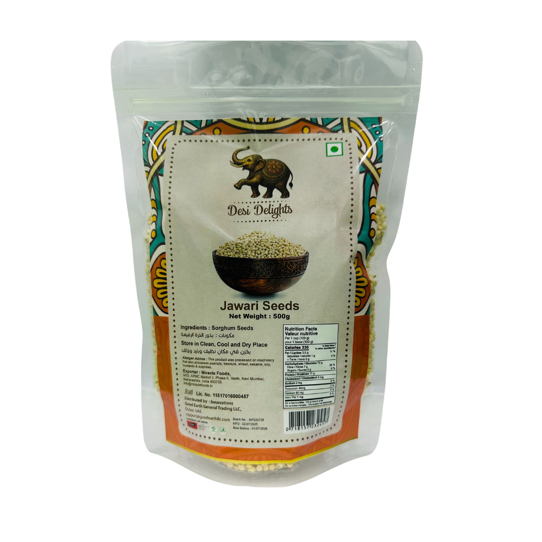 Desi Delights Jowar Seeds 500g