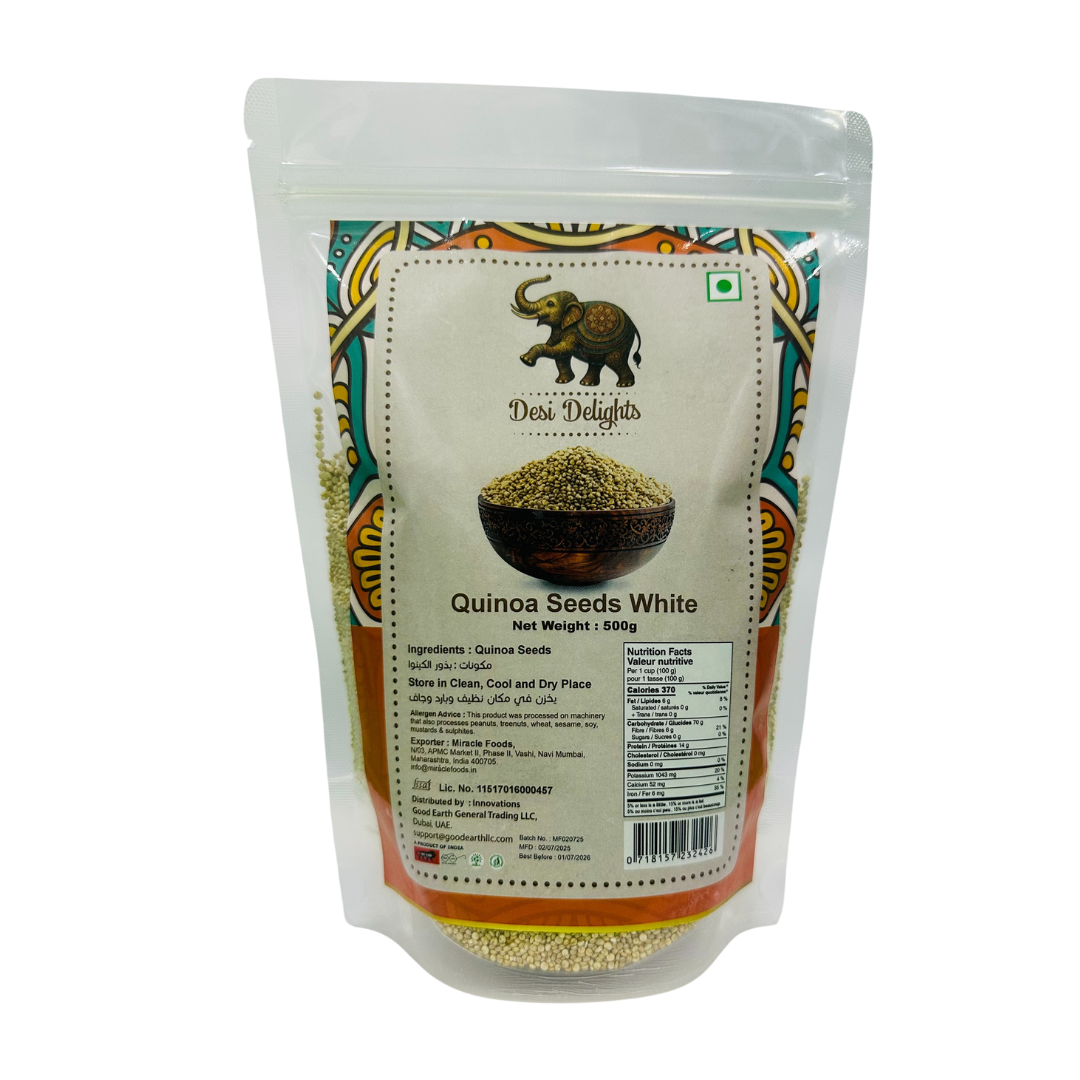 Desi Delights Quinoa Seeds 500g