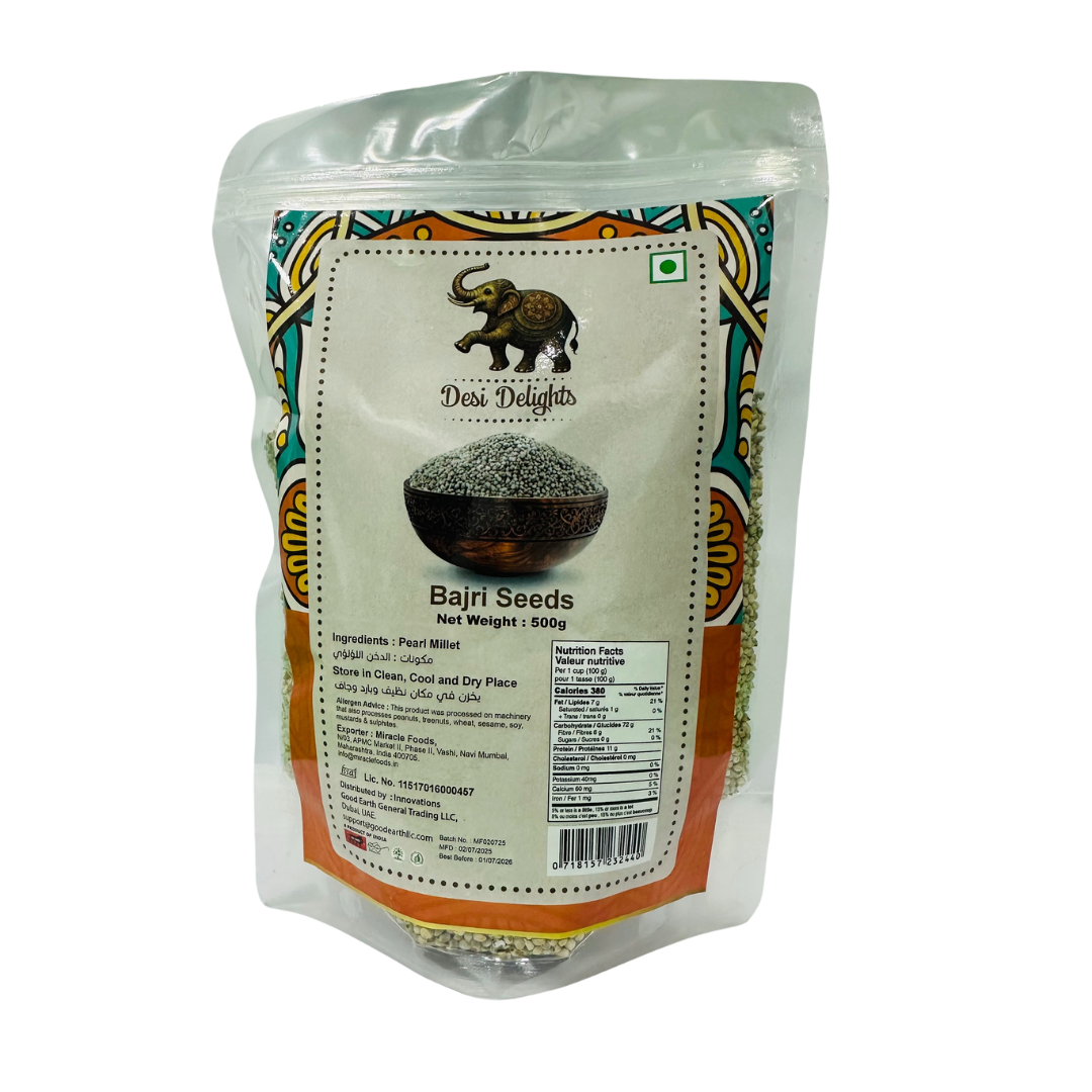 Desi Delights Bajri Seeds 500g