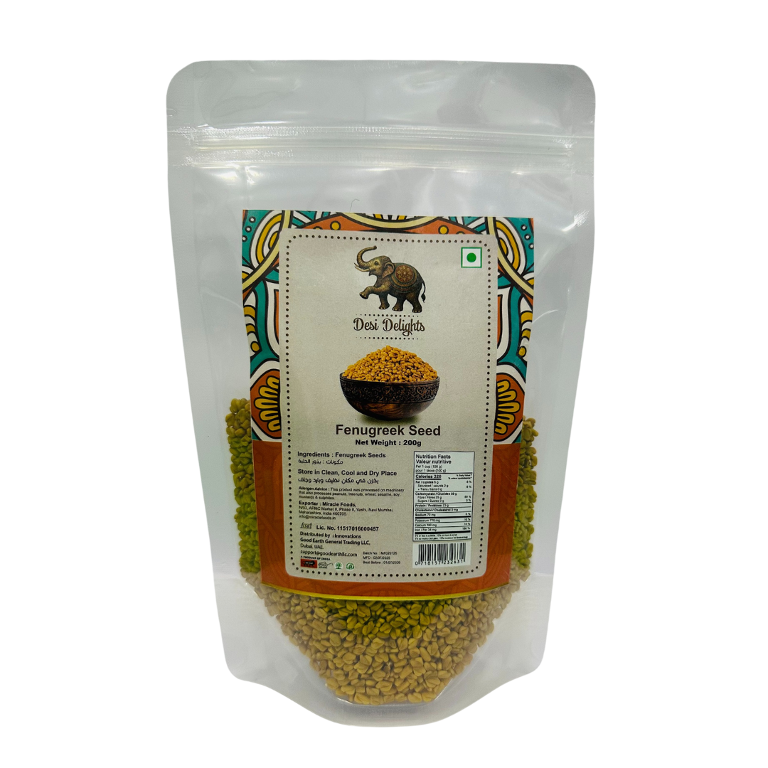 Desi Delights Fenugreek Seeds 200g